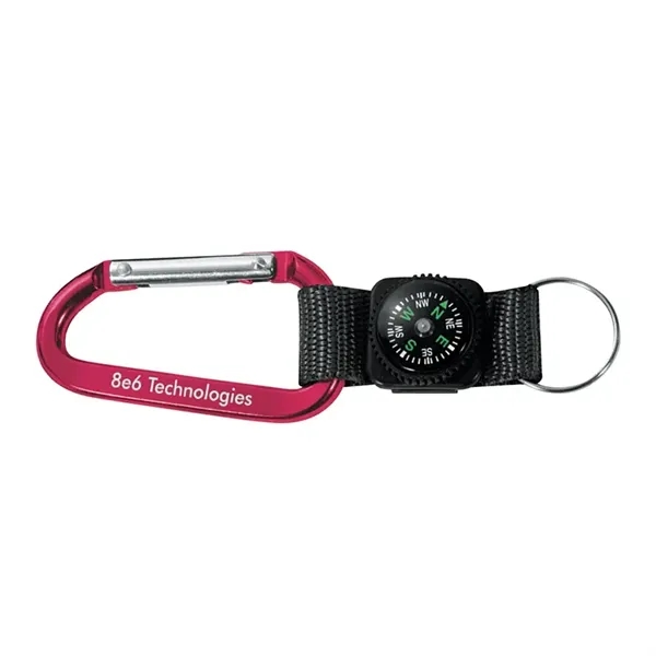 Busbee Carabiner with Compass... from ASI 67866 Logomark/Valumark / Valumark™