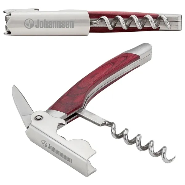 4 1/2" x 7/8" x 5/8" Bosco steel and wood bar... from ASI 67866 Logomark/Valumark