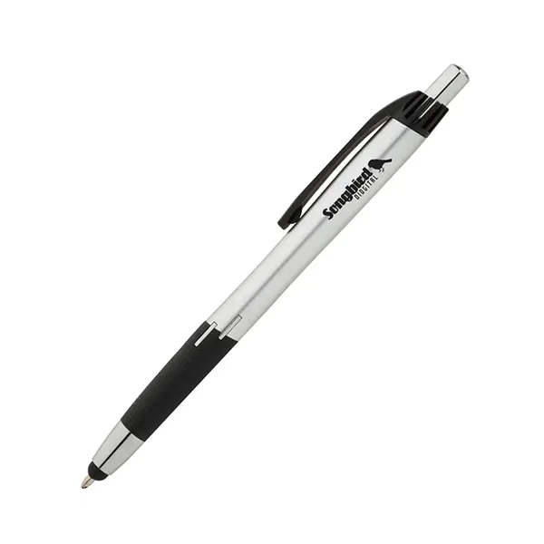 Syracuse Plunge-Action Ballpoint / Stylus Pen... from ASI 67866 Logomark/Valumark