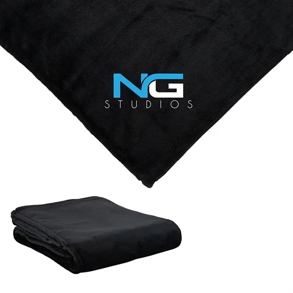 Montreal 60" x 72" Mink Touch Luxury Blanket... from ASI 67866 Logomark/Valumark