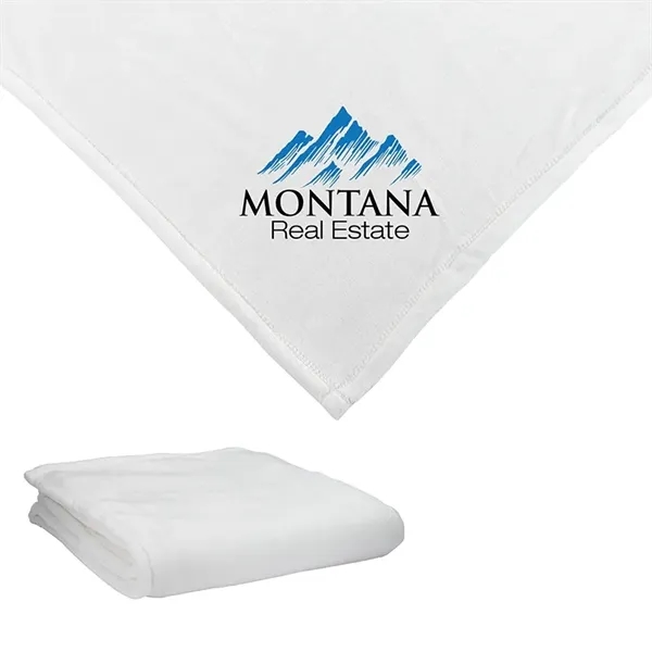 Montreal 60" x 72" Mink Touch Luxury Blanket... from ASI 67866 Logomark/Valumark