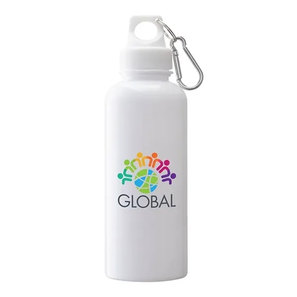 Brio 20 oz. PS Water Bottle w/ Carabiner... from ASI 67866 Logomark/Valumark