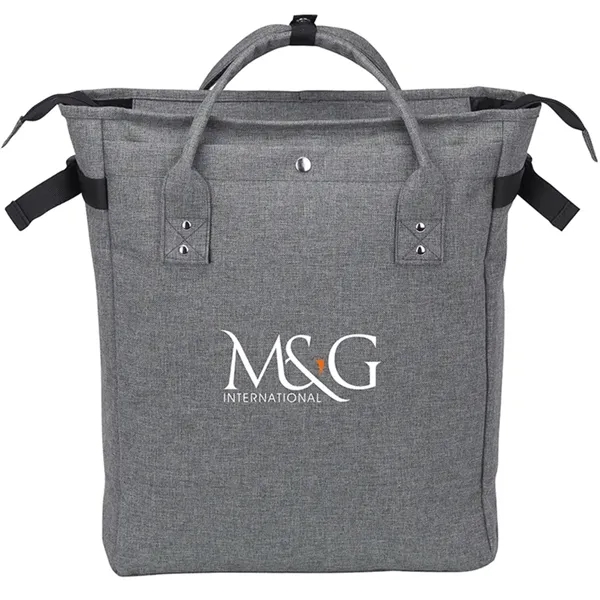 4" x 16.25" x 12.38" backpack tote; includes 15.5" laptop pocket,... from ASI 67866 Logomark/Valumark