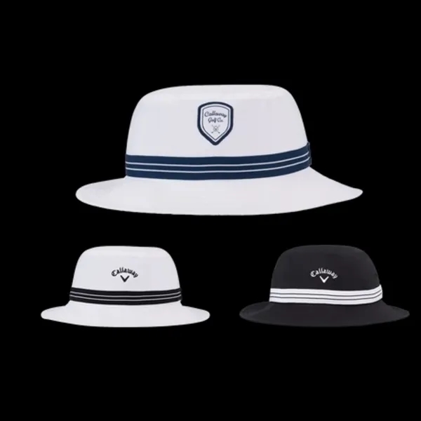 Men's bucket hat with a cooling sweatband and 50+ UV protection... from ASI 57653 Gold Bond