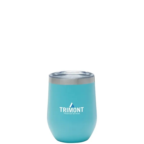 3.25" x 4.5" x 3.25" Aria 12 ounce double wall stainless... from ASI 67866 Logomark/Valumark