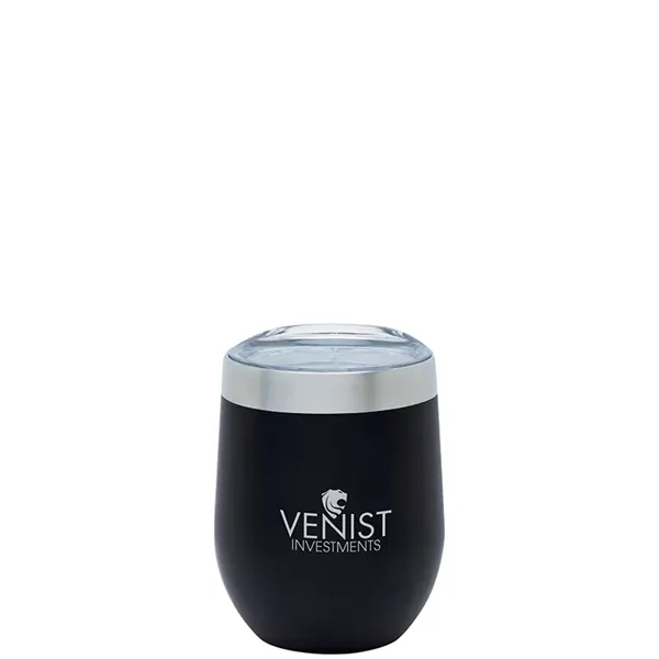 3.25" x 4.5" x 3.25" Aria 12 ounce double wall stainless... from ASI 67866 Logomark/Valumark