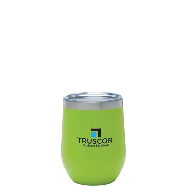 3.25" x 4.5" x 3.25" Aria 12 ounce double wall stainless... from ASI 67866 Logomark/Valumark