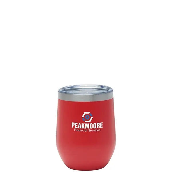 3.25" x 4.5" x 3.25" Aria 12 ounce double wall stainless... from ASI 67866 Logomark/Valumark