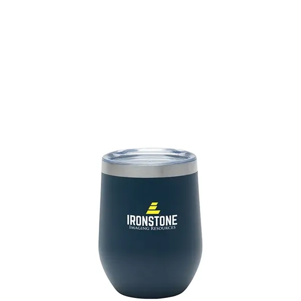 3.25" x 4.5" x 3.25" Aria 12 ounce double wall stainless... from ASI 67866 Logomark/Valumark