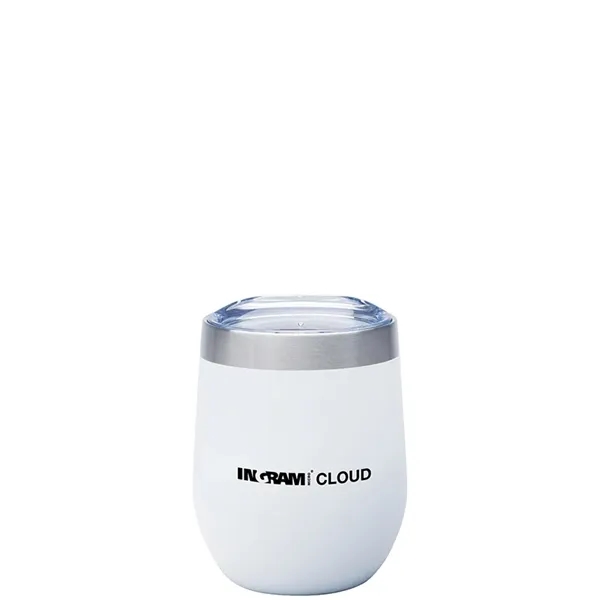 3.25" x 4.5" x 3.25" Aria 12 ounce double wall stainless... from ASI 67866 Logomark/Valumark