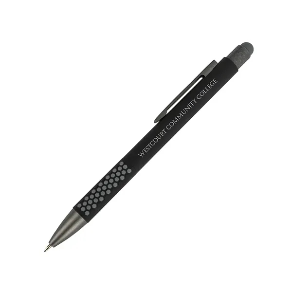 Carnaby Plunge-Action Ballpoint / Stylus... from ASI 67866 Logomark/Valumark