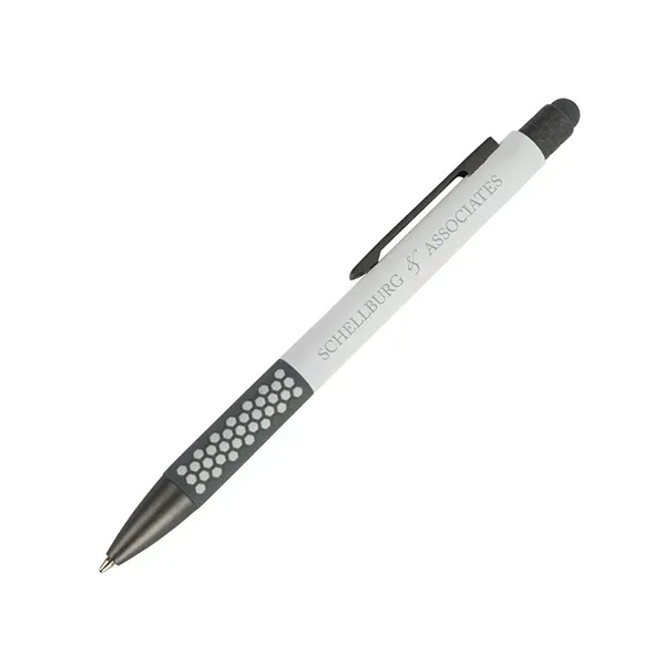 Carnaby Plunge-Action Ballpoint / Stylus... from ASI 67866 Logomark/Valumark