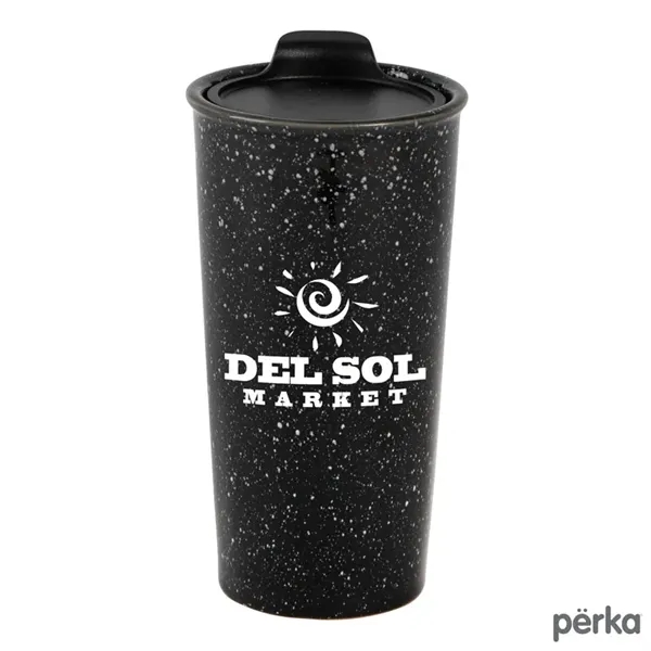 Perka® Salento 14 oz. Double Wall Ceramic Tumbler... from ASI 67866 Logomark/Valumark