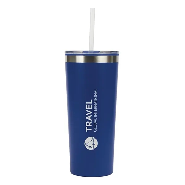 Bremen 24 oz. Steel & 50% Recycled PP Travel Tumbler... from ASI 67866 Logomark/Valumark