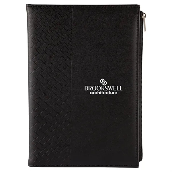 1" x 8.62" x 6" 80-page lined journal with replaceable leather... from ASI 67866 Logomark/Valumark