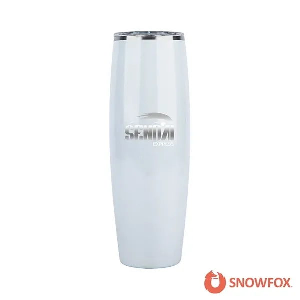Snowfox® 24 oz. Shimmer Finish Vacuum Insulated Beer Tumbler... from ASI 67866 Logomark/Valumark