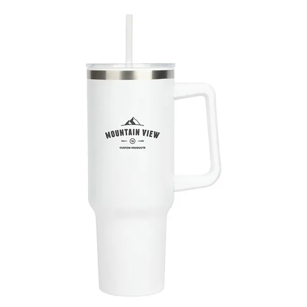 Izzy 40 oz. Steel/PP Travel Mug... from ASI 67866 Logomark/Valumark