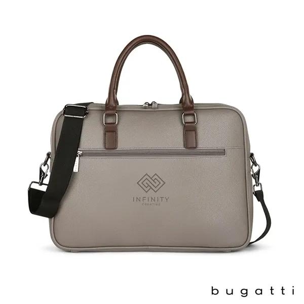 Bugatti Contrast Collection Briefcase... from ASI 67866 Logomark/Valumark