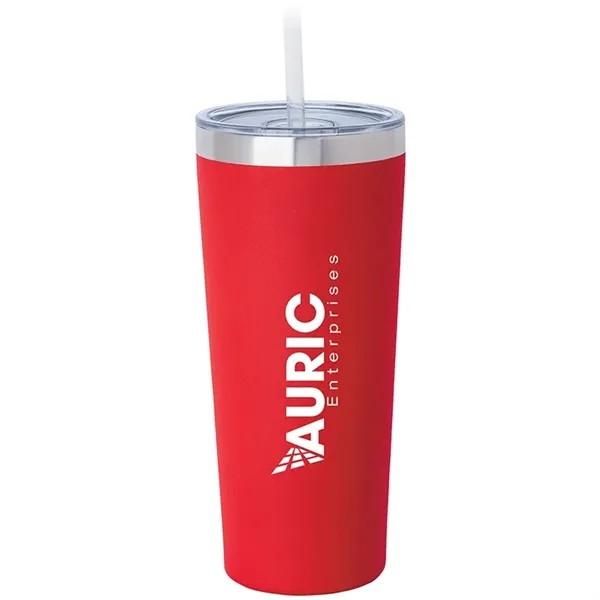 3.44" x 7.75" x 3.38" Biere double-wall stainless steel tumbler with... from ASI 67866 Logomark/Valumark