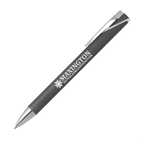 Paradigm Aluminum Soft-Touch Ballpoint Pen... from ASI 67866 Logomark/Valumark