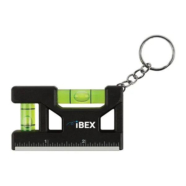 Hank 3" Level / Ruler Keyring... from ASI 67866 Logomark/Valumark
