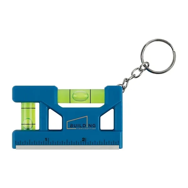 Hank 3" Level / Ruler Keyring... from ASI 67866 Logomark/Valumark
