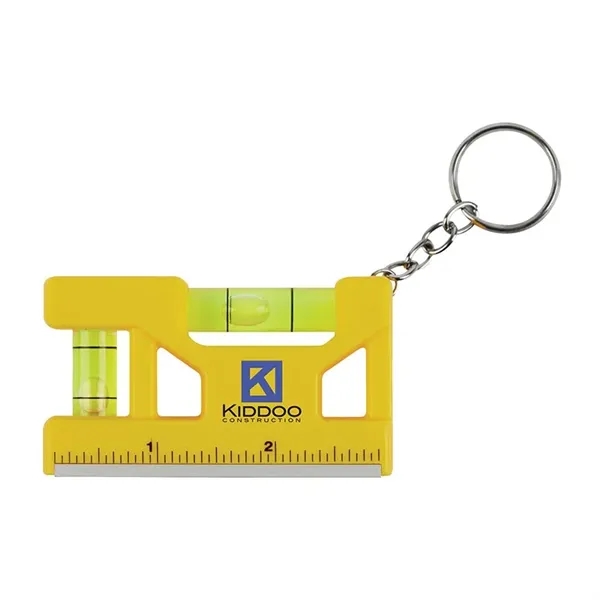 Hank 3" Level / Ruler Keyring... from ASI 67866 Logomark/Valumark