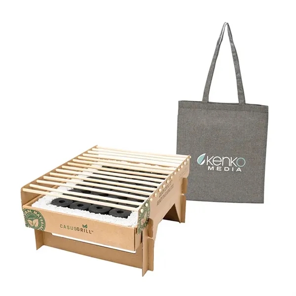 Raleigh CasusGrill™ Biodegradable BBQ Grill w/Recycled Co...... from ASI 67866 Logomark/Valumark