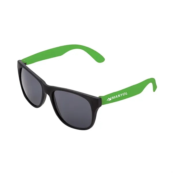 1.75" x 1.94" x 5.5" two-tone polypropylene sunglasses with matte finish... from ASI 67866 Logomark/Valumark / Valumark™