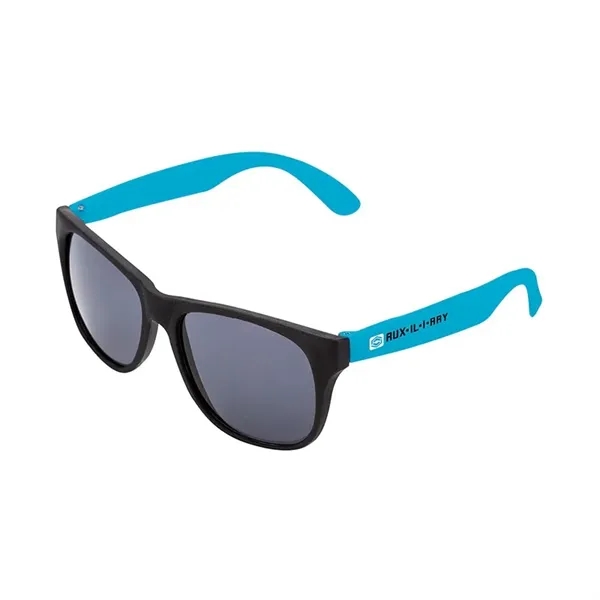 1.75" x 1.94" x 5.5" two-tone polypropylene sunglasses with matte finish... from ASI 67866 Logomark/Valumark / Valumark™