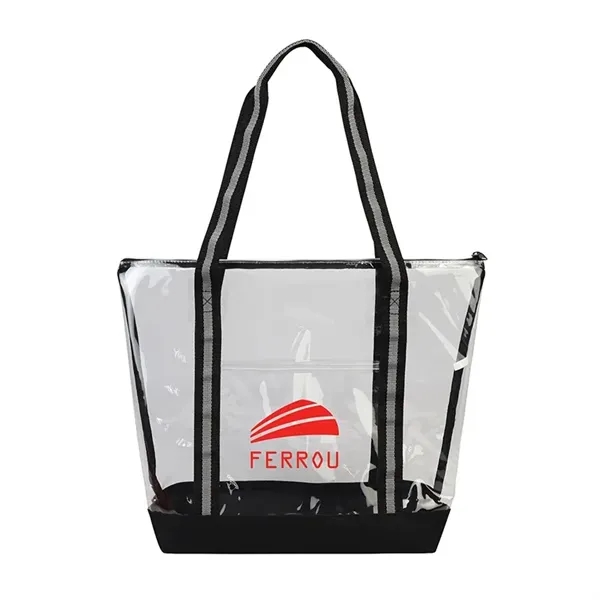 Capitola Clear TPU Zippered Tote... from ASI 67866 Logomark/Valumark