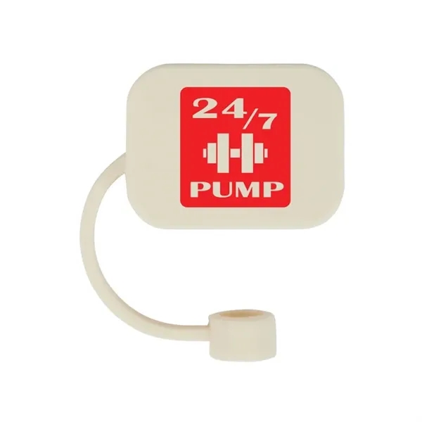 Morey Silicone Straw Topper... from ASI 67866 Logomark/Valumark