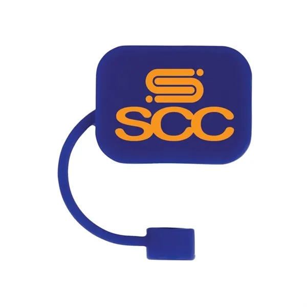 Morey Silicone Straw Topper... from ASI 67866 Logomark/Valumark