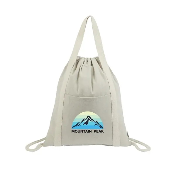 Renew II 9 oz. Recycled Cotton Drawstring Bag... from ASI 67866 Logomark/Valumark