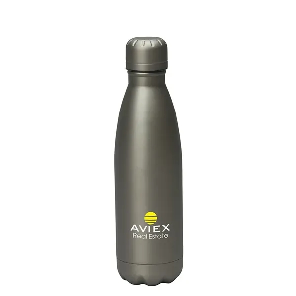 2.81" x 10.12" x 2.81" stainless steel bottle; 17 oz. capacity... from ASI 67866 Logomark/Valumark