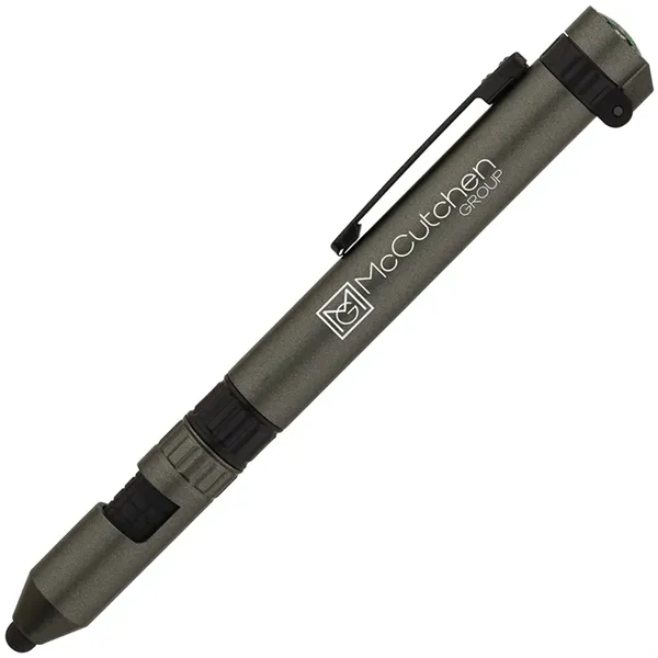 7-in-1 utility pen with compass, LED light, ballpoint pen, capacitive stylus,... from ASI 67866 Logomark/Valumark / Valumark™