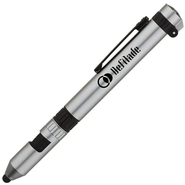 7-in-1 utility pen with compass, LED light, ballpoint pen, capacitive stylus,... from ASI 67866 Logomark/Valumark / Valumark™