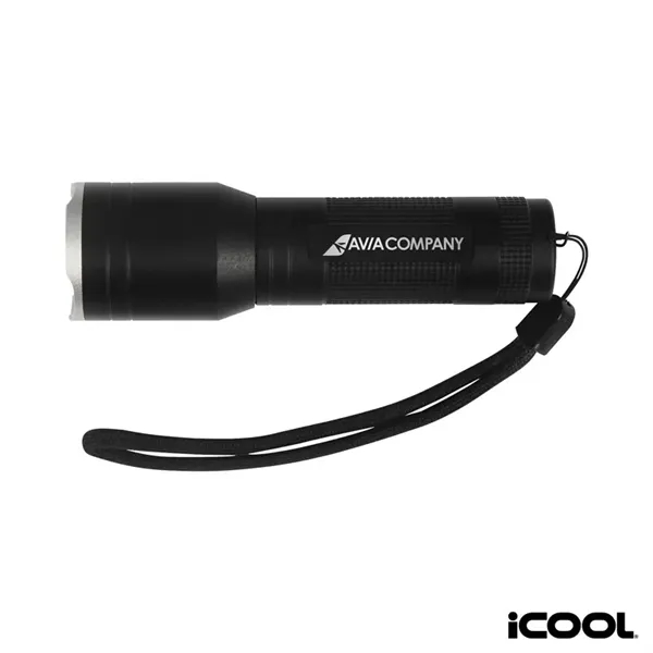 iCOOL® Butte 500-Lumen Aluminum Tactical Flashlight... from ASI 67866 Logomark/Valumark
