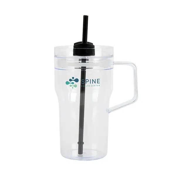 Elliott 20 oz. Clear AS Travel Mug... from ASI 67866 Logomark/Valumark