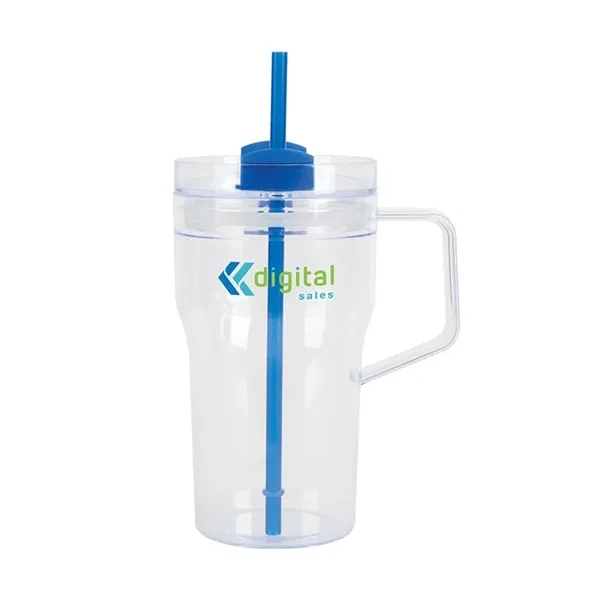 Elliott 20 oz. Clear AS Travel Mug... from ASI 67866 Logomark/Valumark