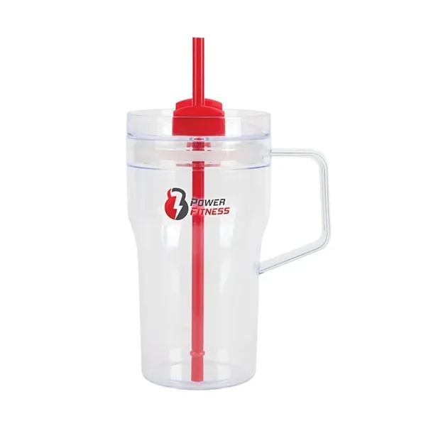 Elliott 20 oz. Clear AS Travel Mug... from ASI 67866 Logomark/Valumark