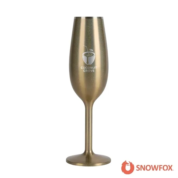 Snowfox® 6 oz. Insulated Champagne Flute... from ASI 67866 Logomark/Valumark