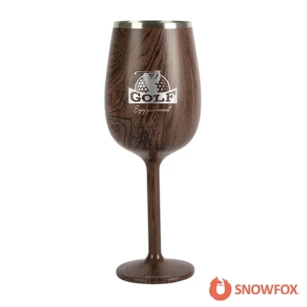 Snowfox® 12 oz. Insulated Stemmed Wine Glass... from ASI 67866 Logomark/Valumark