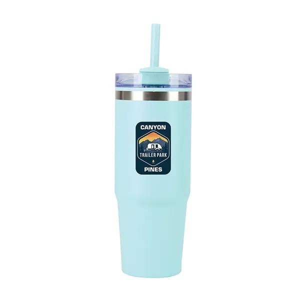 Yesler 30 oz. Double Wall Steel/PP Liner Travel Tumbler... from ASI 67866 Logomark/Valumark