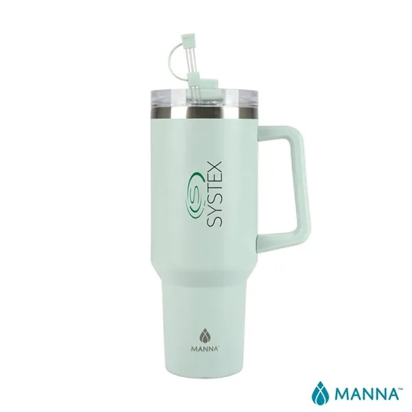 Manna™ Atlas 40 oz. Double Wall Stainless Steel Travel Tu...... from ASI 67866 Logomark/Valumark