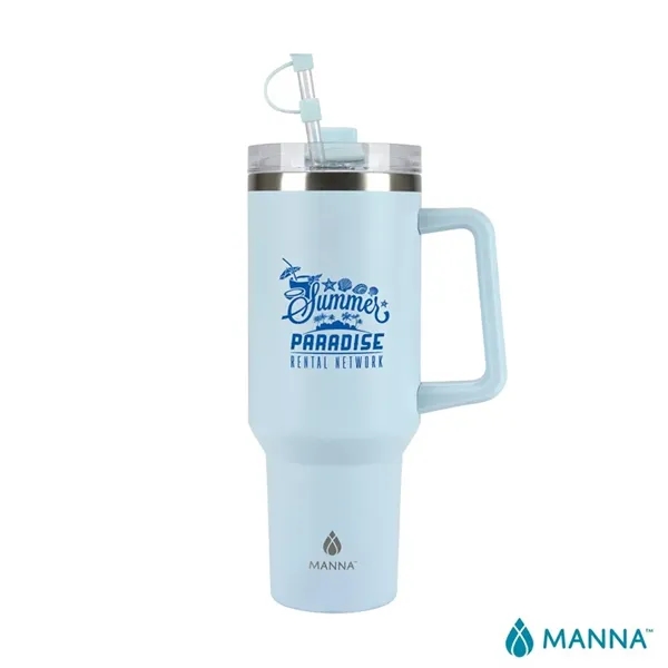 Manna™ Atlas 40 oz. Double Wall Stainless Steel Travel Tu...... from ASI 67866 Logomark/Valumark