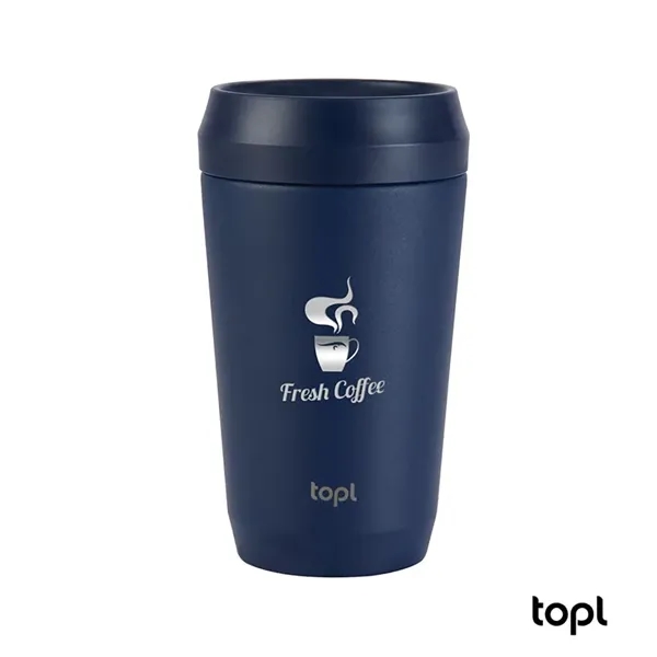 TOPL® 12 oz. Double Wall, Recycled Stainless Steel 360deg...... from ASI 67866 Logomark/Valumark