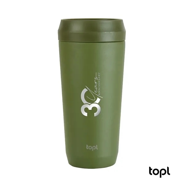 TOPL® 16 oz. Double Wall, Recycled Stainless Steel 360deg...... from ASI 67866 Logomark/Valumark