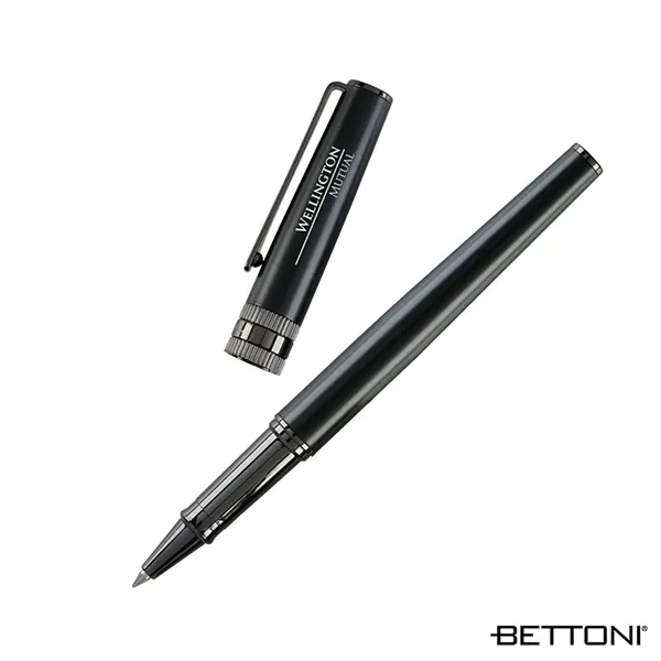 Bettoni® Massimo Brass Cap-Off Rollerball Pen... from ASI 67866 Logomark/Valumark