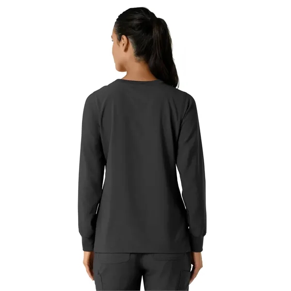 Carhartt Scrubs - Women's One-Pocket Crew Neck Long Sleev...... from ASI 86018 Scrub Authority
